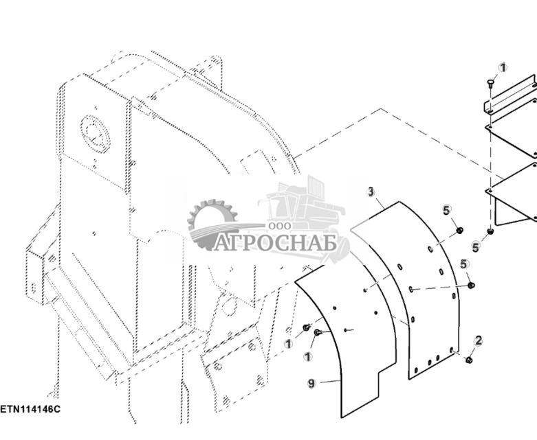 Крышка элеватора чистого зерна без GreenStar™ - ST827388 753.jpg